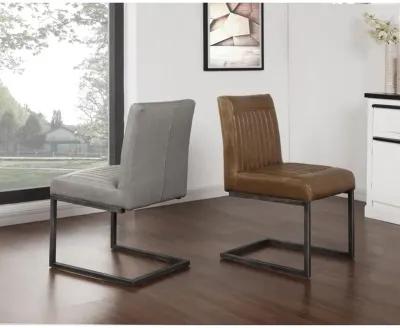 New Pacific Direct Ronan PU Leather Dining Chair, (Set of 2)