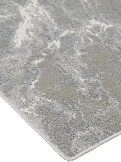 Azure 3539F 9'2" x 12' Silver/Gray/Ivory Rug