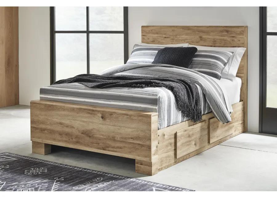 Hyanna Full Panel Bed with 1 Side Storage