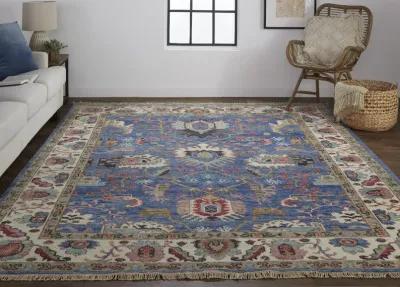 Beall 6708F Blue/Red 9'6" x 13'6" Rug