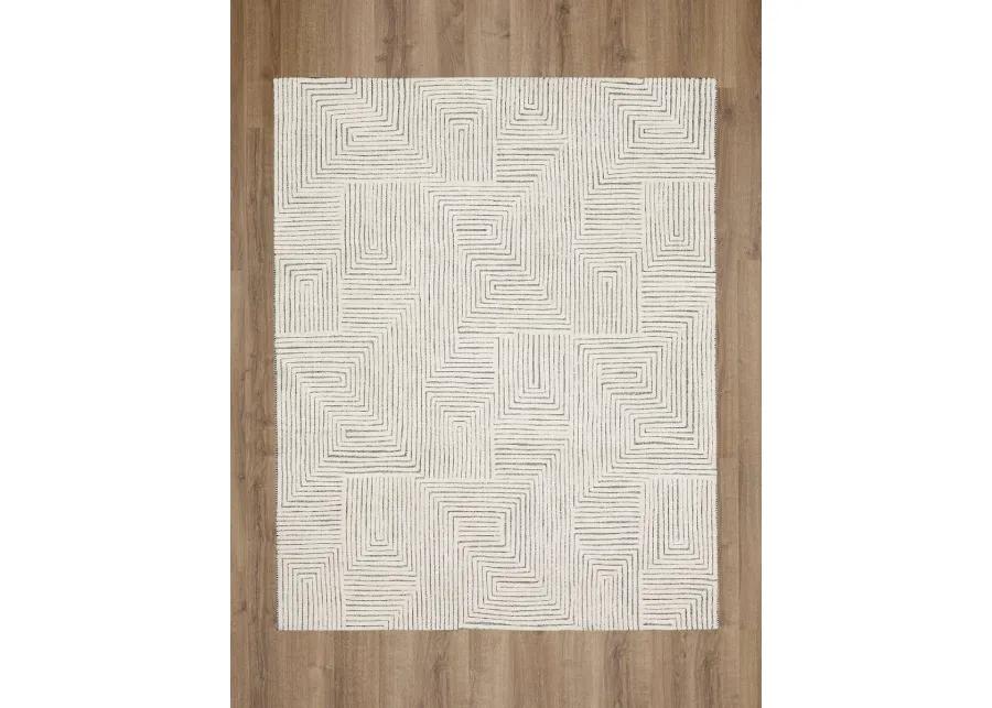 Sirocco By Drew & Jonathan Home Algiers Black/White 6' X 9' Rug