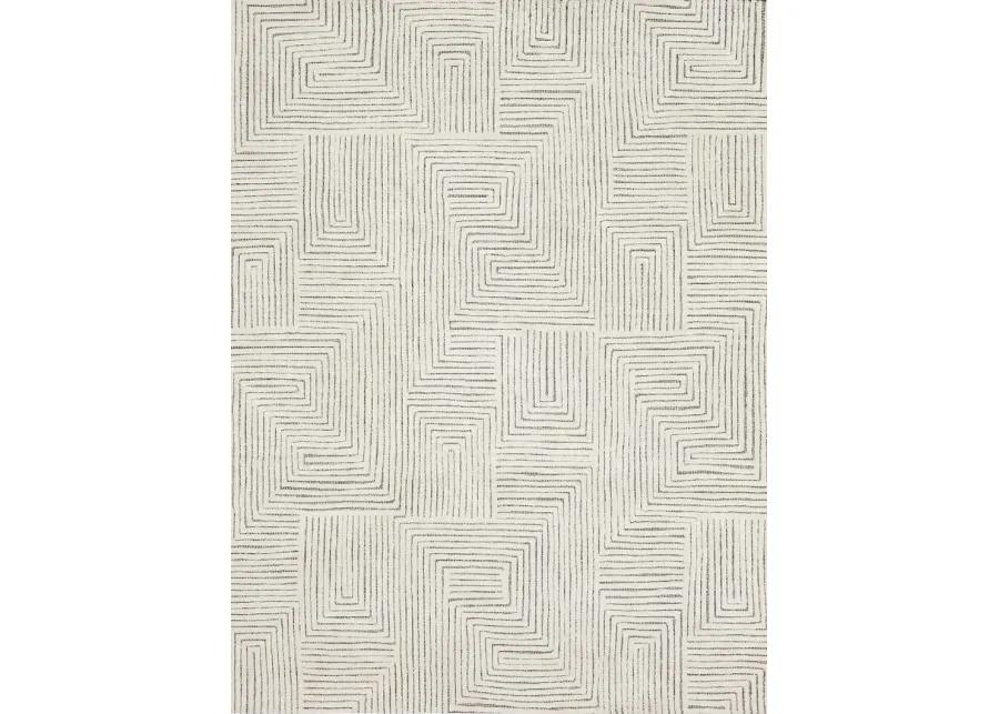 Sirocco By Drew & Jonathan Home Algiers Black/White 6' X 9' Rug