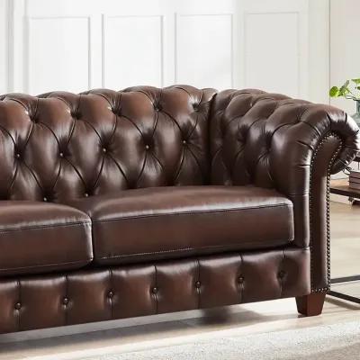 Versailles Top Grain Leather Sofa