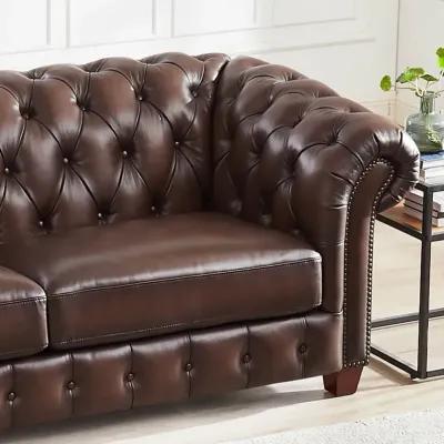 Versailles Top Grain Leather Sofa