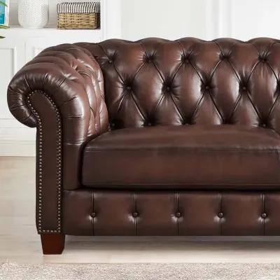 Versailles Top Grain Leather Sofa