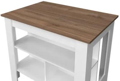 Kitchen Island Ada, Kitchen, Mahogany / White