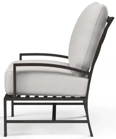 La Jolla Club Chair in Canvas Flax w/ Self Welt