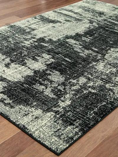 Luna 7'10" x 10'10" Black Rug