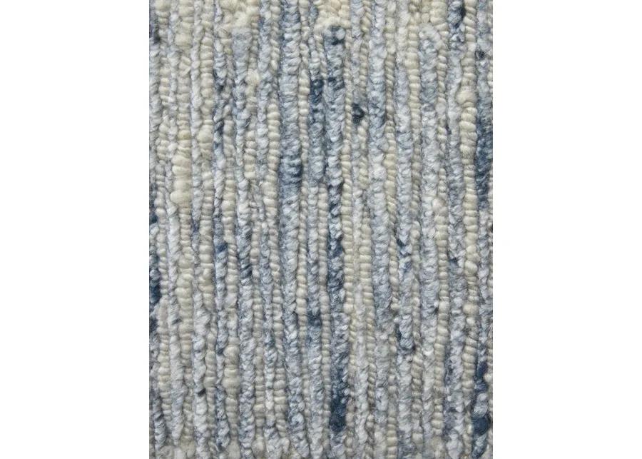 Brighton 69CHF 5'6" x 8'6" Ivory/Blue/Silver Rug