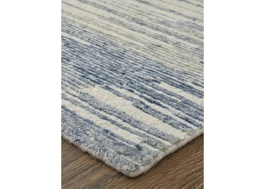 Brighton 69CHF 5'6" x 8'6" Ivory/Blue/Silver Rug