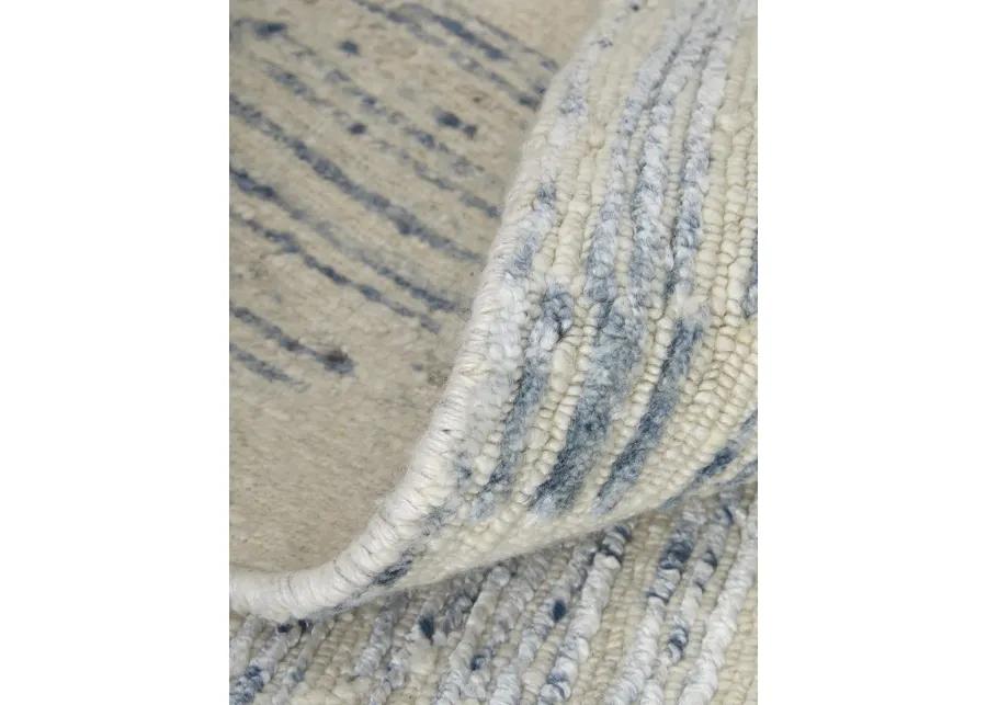 Brighton 69CHF 5'6" x 8'6" Ivory/Blue/Silver Rug