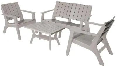 DUKAP 4 Piece Patio Sofa Seating Set