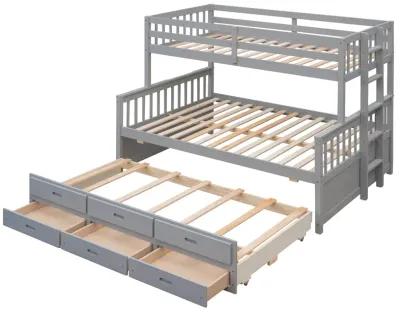 Merax Separable Bunk Bed with Storage Drawers