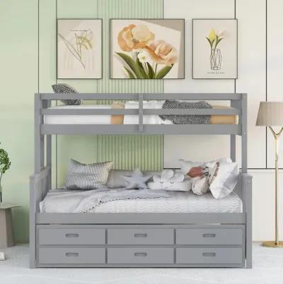 Merax Separable Bunk Bed with Storage Drawers