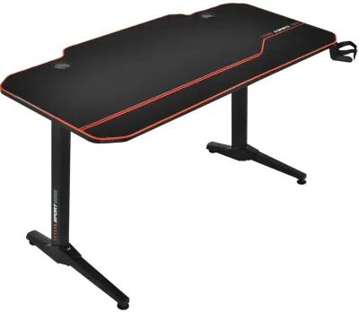 55 Inch Gaming Desk with Free Mouse Pad with Carbon Fiber Surface