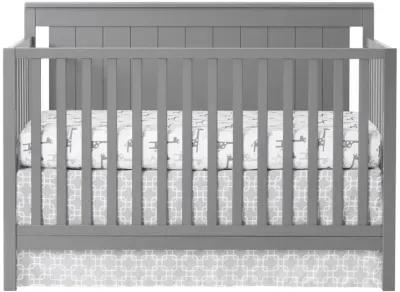 Oxford Baby Lazio 4 In 1 Convertible Crib Dove Gray