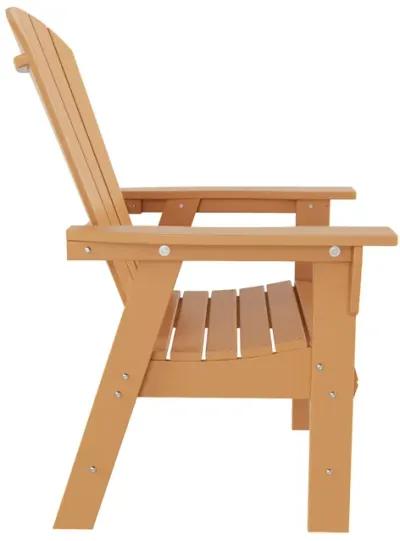 WestinTrends Outdoor Patio Shell-back Adirondack Dining Chair