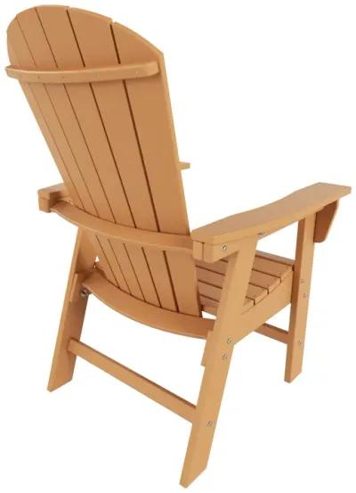 WestinTrends Outdoor Patio Shell-back Adirondack Dining Chair