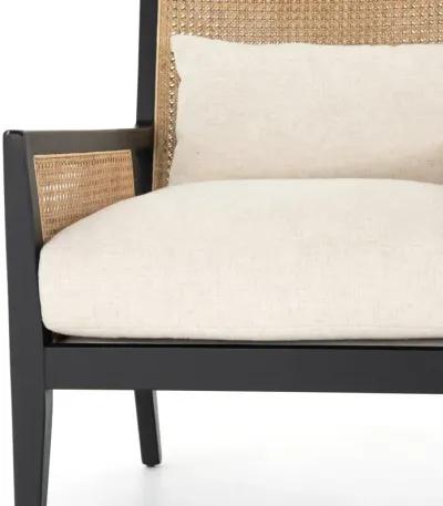 Antonia Cane Arm Chair in Ebony