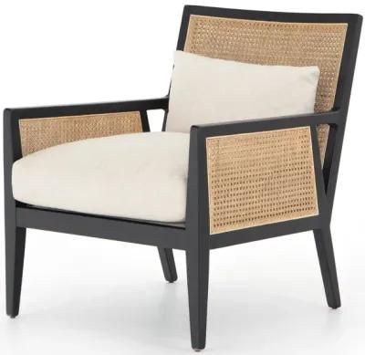 Antonia Cane Arm Chair in Ebony