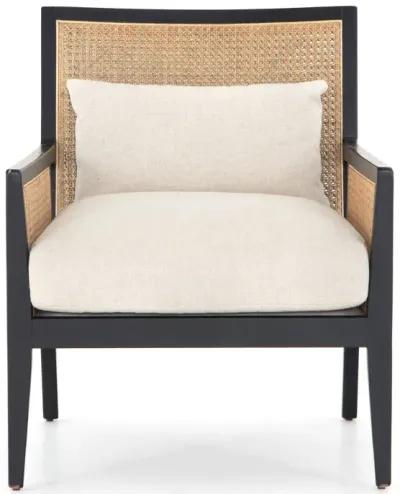 Antonia Cane Arm Chair in Ebony