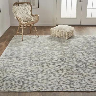 Elias 6589F Gray/Blue 2'9" x 10' Rug