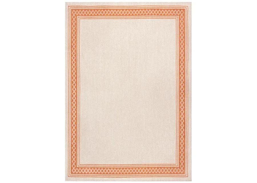 Lucia Classic Diamond Border Indoor/Outdoor Area Rug