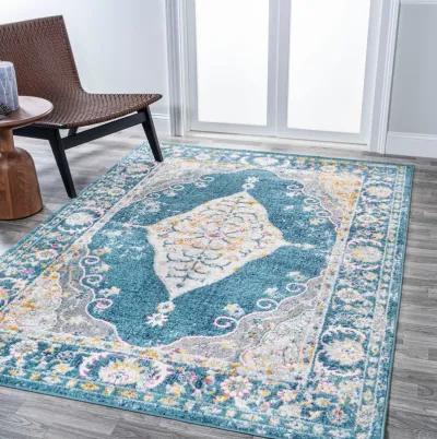 Zelda Bohemian Cottage Medallion Area Rug