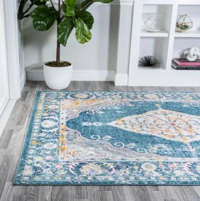 Zelda Bohemian Cottage Medallion Area Rug