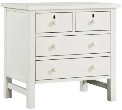 Comfort Pointe Greenwich 4-drawer Storage Nightstand - Antique White