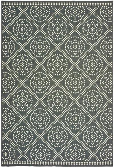 Marina 1'9" x 3'9" Grey Rug