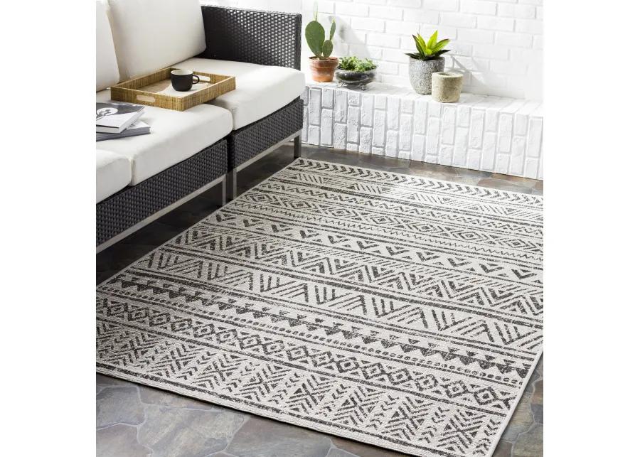 Eagean EAG-2347 4'3' x 5'11' Black Rug