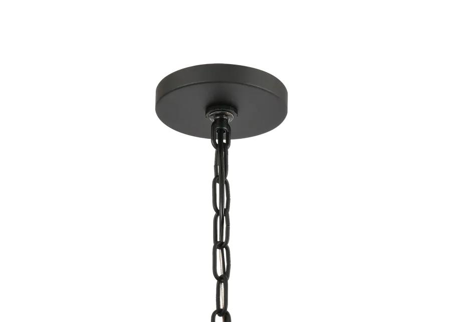 Clausten 21'' Wide 4-Light Black Chandelier