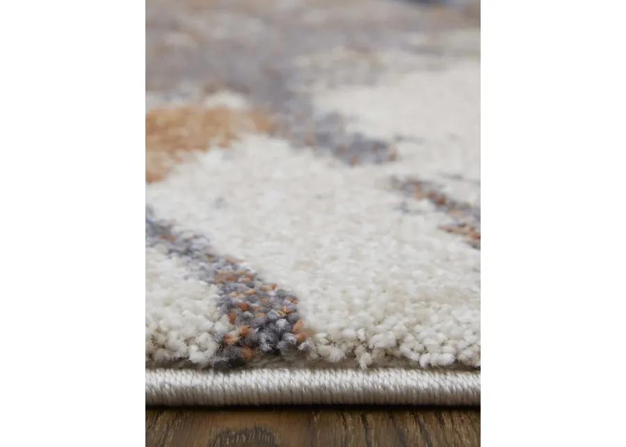 Gilmore 39MPF 10' x 14' Blue/Orange/Gray Rug