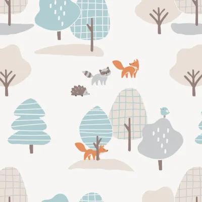 Bedtime Originals Sleepytime Bear Woodland Baby/Toddler Fitted Crib Sheet