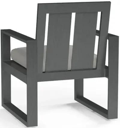 Redondo Dining Chair in Cast Silver, No Welt