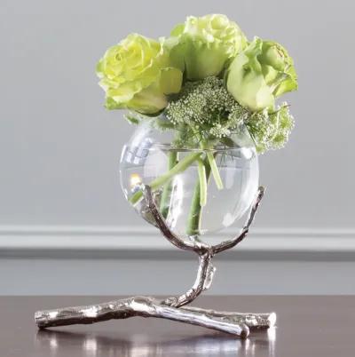 Twig Vase Holder-Silver