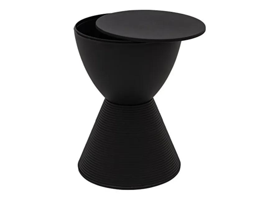 LeisureMod Modern Round Boyd Side Table