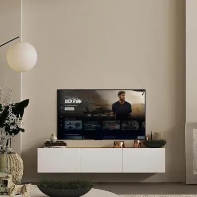 Atelier Mobili Floating TV Stand, TV Stand up to 75 inch TV, Floating TV Stand Wall Mounted