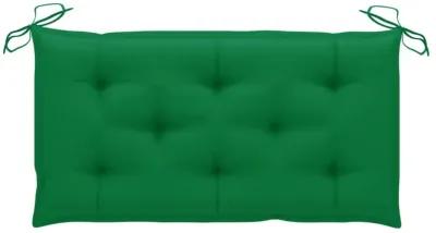 vidaXL Garden Bench Cushion Green 39.4"x19.7"x2.8" Fabric