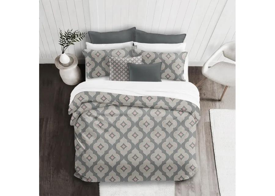 6ix Tailors Fine Linens Shiloh Cindersmoke Coverlet Set