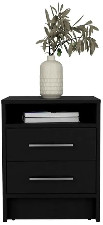 Nightstand Cartiz, Bedroom, Black