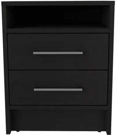 Nightstand Cartiz, Bedroom, Black