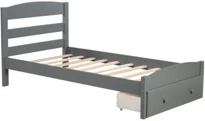 Merax Platform Twin Bed Frame