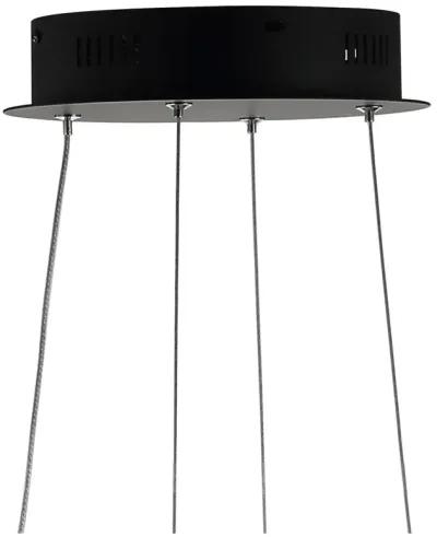 Alexia 25" Abstract Integrated LED Metal Adjustable Pendant