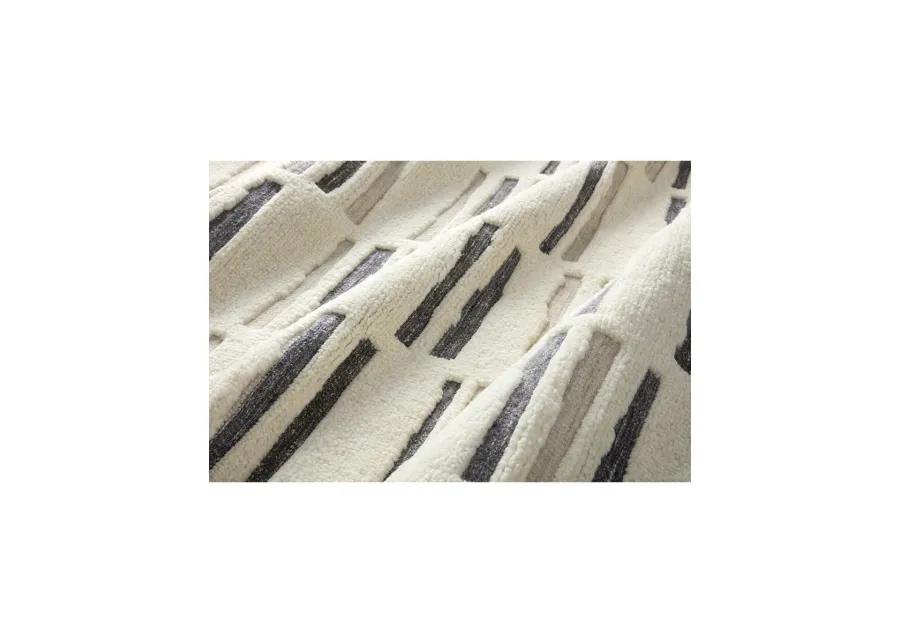 Bennett BEN01 Ivory/Charcoal 4' x 6' Rug