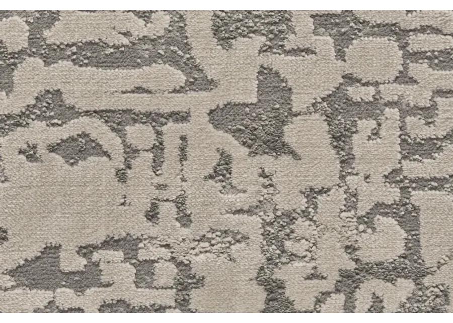 Prasad 3683F Gray/Ivory 5' x 8' Rug