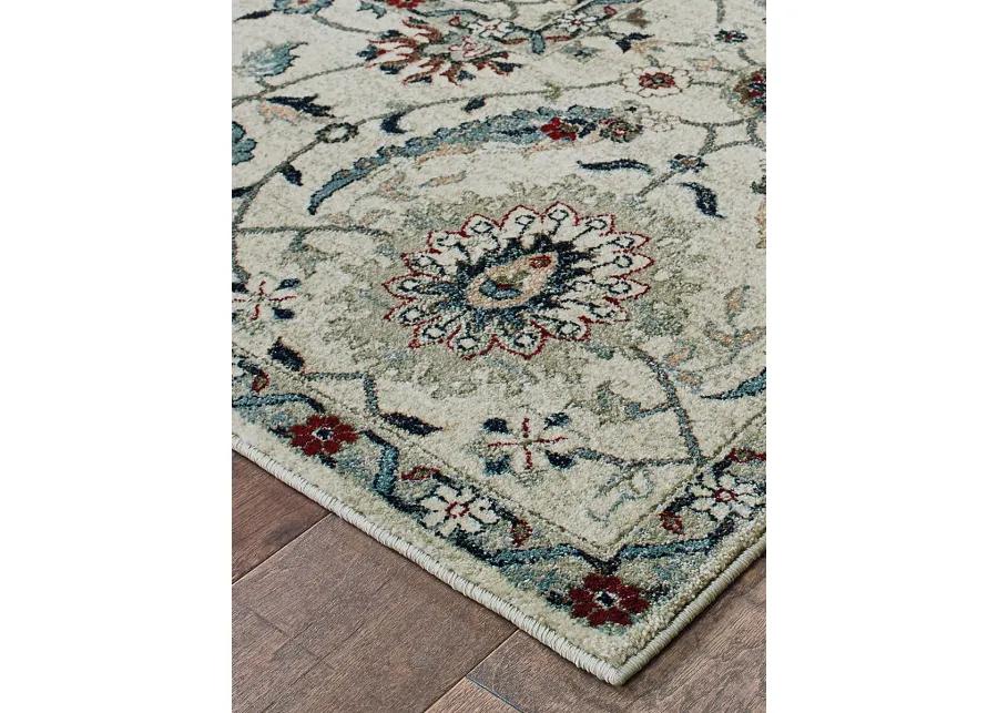 Raleigh 3'10" x 5'5" Ivory Rug