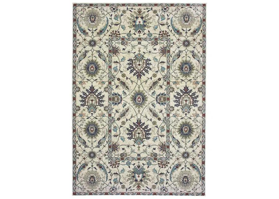 Raleigh 3'10" x 5'5" Ivory Rug