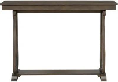 Merax Rustic Vintage Console Table with Open Shelf